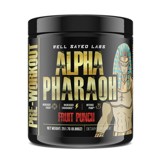Alpha Pharaoh Pre-Workout                                                                                                     For Your Toughest Workouts.