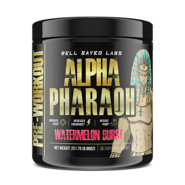 Alpha Pharaoh Pre-Workout                                                                                                     For Your Toughest Workouts.